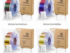 ไส้พิมพ์ 3 มิติ Silk PLA ขนาด 1.75 มม. แบบไล่สีสองสี 8 สี สำหรับเครื่องพิมพ์ Bambu Lab Prusa - Product Image 4