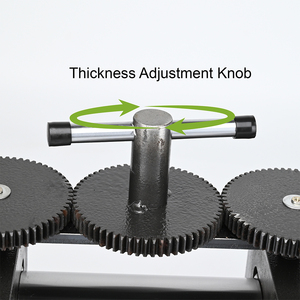 Machine à laminage pour la fabrication de bijoux, or, argent, formage de fil plat, 750W avec plaque de tréfilage - Product Image 3