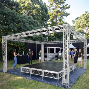 Plataforma de escenario modular de fácil instalación con capacidad de carga de 750 kg para eventos, escenario móvil, iluminación y espectáculos. - Product Image 2