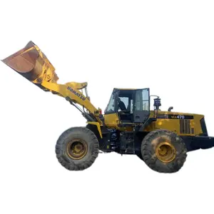 저렴한 가격 사용 6 톤 휠 로더 오리지널 일본 낮은 시간과 좋은 조건의 komatsu wa470-6