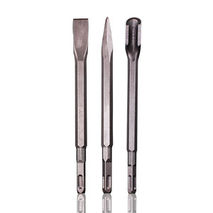 Long <strong>Hex</strong> Shank Electric Hammer <strong>Chisel</strong> Set-Tungsten Carbide Pointed &amp; Flat <strong>Chisels</strong> for Wall Drilling Chiseling &amp; Demolition - Product Image 5