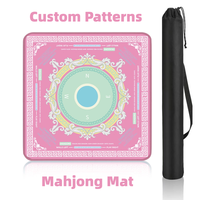 Tapis de jeu de mahjong américain haut de gamme personnalisé, antidérapant, insonorisant et lavable pour usage domestique – Offre spéciale