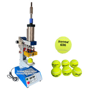 Machine à balles de tennis pneumatique, machine de transfert de chaleur par presse à chaud pour l'impression de logos - Product Image 1