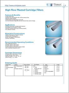 Dòng chảy lớn lọc <span class=keywords><strong>Cartridge</strong></span> lọc/lưu lượng cao lọc nước <span class=keywords><strong>Cartridge</strong></span> và PP/PE/GF bán buôn microporous cho công nghiệp - Product Image 6