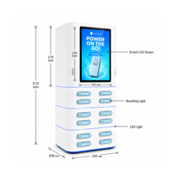 Máquinas Expendedoras de Powerbanks con Logotipo Personalizado, Estaciones de Carga Portátiles, Power Bank Compartido para Teléfono Móvil