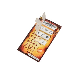 Break Opens Pull Tabs Supplier Game <b>Cards</b> Digital Printing Ticket Size logo Custom Pull Tabs - Product Image 5