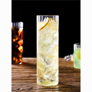 Vasos Altos Rectos Estilo Japonés para Cócteles, para Long Island Iced Tea, Vasos Ultra Largos para Bebidas, Diseño Minimalista Moderno - Product Image 2