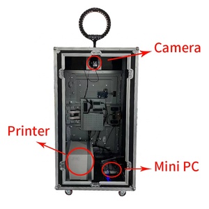 Venta al por mayor de accesorios portátiles para <span class=keywords><strong>bodas</strong></span> Selfie Magic Miroir Photobooth Kiosk Magic Photomaton party Photo Mirror Booth para la venta - Product Image 3