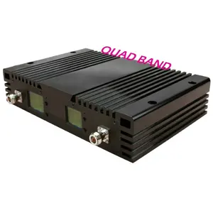 HWATEL 4 banda repetidor oem quad band signal booster com 800 900 1800 2100 4 banda reforço