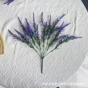 Bouquet de lavande artificielle Ruyin, violet, 10cm-30cm, fleurs en plastique pour décorations intérieures et extérieures - Product Image 3