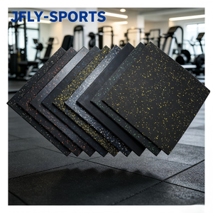 Tapis de sol en caoutchouc EPDM écologique, inodore, sûr pour salle de sport, studio, maternelle, solution multi-usage pour sols de fitness - Product Image 1