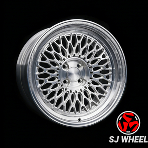 Jantes en alliage vintage SJ Classic Mesh de 17 à 24 pouces, 5x112, 5x114.3, 5x120, 6x139.7, compatibles avec <span class=keywords><strong>BMW</strong></span> E30, Rolls-Royce, jantes de rechange - Product Image 3