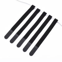 Attaches en nylon, crochets et boucles auto-agrippantes, écologiques, en forme de P, réglables, pour câbles