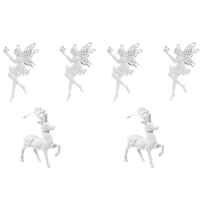2026 New Fashion Design Christmas Ornaments Luxury Hanging Christmas Decorations <b>Tree</b> Santa Elk Angels Christmas <b>Tree</b> Pendant - Product Image 1