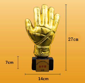 Suministro Directo de Fábrica de Artículos para Fanáticos, Adornos de Resina, Recuerdos, Trofeo de Fútbol de <span class=keywords><strong>Portero</strong></span> Dorado - Product Image 5