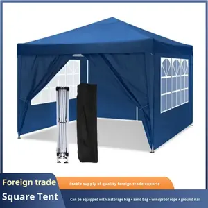 Tienda de campaña portátil para cuna plegable de cuatro esquinas de un dormitorio, protección solar, toldo impermeable, Marco hueco de 12kg, diseño emergente Oxford - Product Image 2