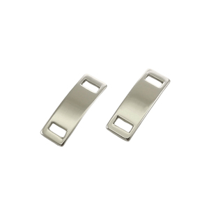 Etichetta in Metallo Personalizzata con Logo Inciso per Scarpe e <span class=keywords><strong>Borse</strong></span>, Etichetta Metallica per Lacci, Logo in Metallo per Indumenti e <span class=keywords><strong>Borse</strong></span> - Product Image 2