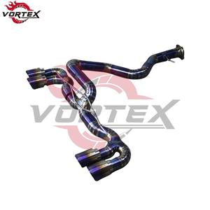 Escape Catback VORTEX SUS304 Rainbow Valvetronic para BMW 1M E82 3.0T 2011-2012 Estilo Racing Ti, Instalación Directa - Product Image 3