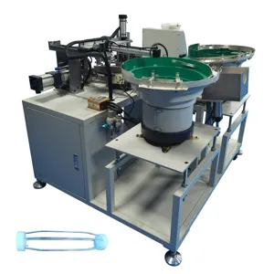 High quality automatic pin-to-cap assembly line PLC wire forming machine