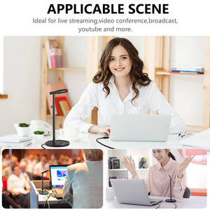 ชุดไมโครโฟนคอนเดนเซอร์แบบตั้งโต๊ะ BOYA BY-CM1 เชื่อมต่อผ่าน USB สำหรับพีซี วินโดวส์ แมค แล็ปท็อป ใช้สำหรับบันทึกเสียงบนยูทูป พอดแคสต์ การประชุม และไลฟ์สตรีม - Product Image 6