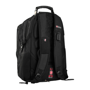 Mochila escolar de gran capacidad, mochila negra para ordenador portátil, mochila para ordenador de viaje de negocios, mochila de nailon duradera para hombres y mujeres - Product Image 5