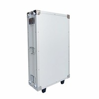 Outil de présentation d'attache-démo dur OEM personnalisé en aluminium Valise de chariot d'équipement robuste avec rembourrage en mousse EVA