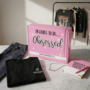 Caja de Ropa Personalizada al por Mayor Directo de Fábrica, Empaque de Papel Rígido para Conjuntos de Regalo de Productos de Moda - Product Image 1