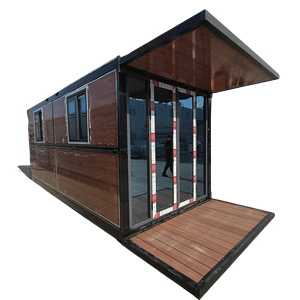 Maisons préfabriquées pliables, idéales pour les bureaux temporaires, faciles à transporter, 12 unités <span class=keywords><strong>par</strong></span> <span class=keywords><strong>conteneur</strong></span> d'expédition. - Product Image 1
