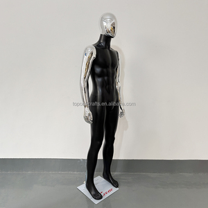 Vente en gros de mannequins musclés pour magasin de vêtements pour hommes mannequins masculins de luxe avec bras en argent mannequins masculins pour hommes costumes veste - Product Image 5