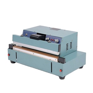 Machine de scellage semi-automatique à pédale thermique pour sacs en plastique, matériaux chimiques et alimentaires, avec coupe-impulsion au pied - Product Image 1