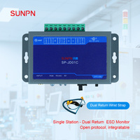 Bracelet antistatique SUNPN ESD avec moniteur et testeur pour l'industrie de la fabrication de composants semi-conducteurs