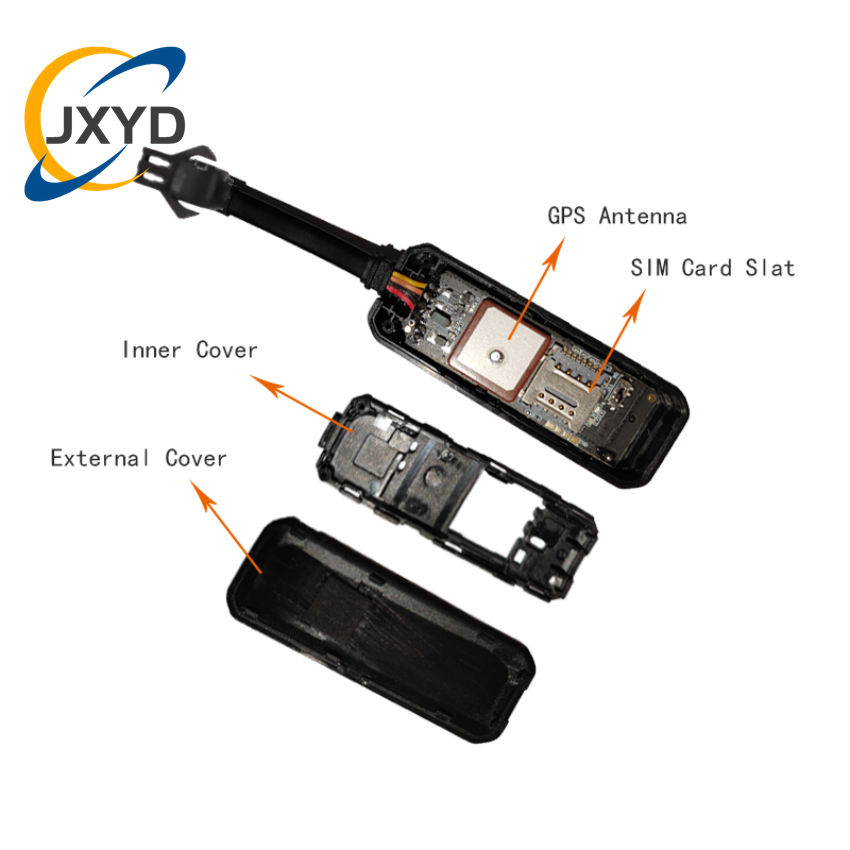 Сигнализация против потери в режиме реального времени, Мини GSM GPS-трекер без батареи JX01S для мотоцикла, электровелосипеда