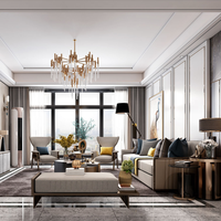 Projet clé en main tout-en-un pour l'aménagement intérieur de hall d'hôtel commercial, salon de luxe, canapé modulaire, panneau mural WPC imperméable