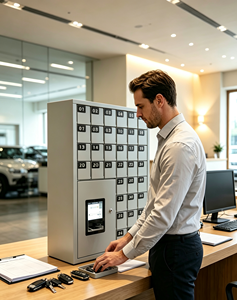 Système de casier intelligent RFID OEM/ODM avec service cloud <span class=keywords><strong>pour</strong></span> clés de <span class=keywords><strong>voiture</strong></span>, téléphone, portefeuille, et casier de recharge à reconnaissance faciale - Product Image 6