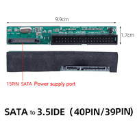 Tarjeta adaptadora óptica de disco duro con interfaz SATA a IDE de 3,5 pulgadas, puerto paralelo serie de 39 pines y 40 pines para computadora de escritorio y portátil