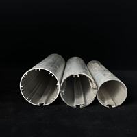 Rail pour stores enrouleurs multi-tailles, tube en aluminium rainuré 40mm 45mm 48mm 50mm 60mm 65mm pour stores enrouleurs et stores zébrés