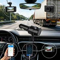 Chargeur de voiture 12-24V en gros, 5V2A Type-C, compatible caméra embarquée, sortie de courant personnalisable, emballage universel, câble de charge intégré