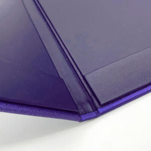 Porte-menu en similicuir violet pour restaurant, format A4, couverture de menu en cuir, menu à 2 vues, luxe pour restaurant - Product Image 5