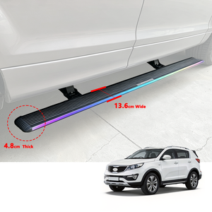 บันไดข้างอลูมิเนียมอัลลอยด์ WEIJIA สำหรับ Kia Sportage ปี 2012-2017 แบบพับเก็บอัตโนมัติ พร้อมระบบป้องกันการหนีบเท้า - Product Image 1