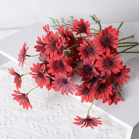 Bunga aster sutra Yopin-2695 bunga pernikahan buatan bunga aster putih