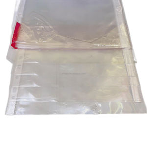 Grosir harga yang baik kualitas baik tahan air halus bening plastik 11 lubang longgar daun pp lembar pelindung untuk dokumen - Product Image 3