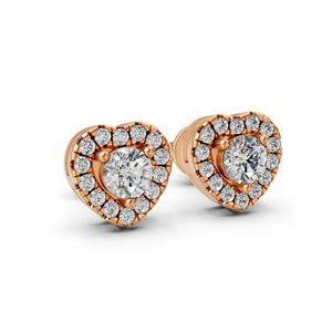 ต่างหูเพชรทรงกลมแบบฝังหนามเตย ดีไซน์หรูหรา ผลิตตามสั่ง OEM ODM ทอง 14K 18K 22K สำหรับผู้หญิง - Product Image 2