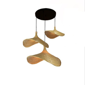 Hat Shape Lighting Bamboo <strong>Lamp</strong> Decoration Rattan Pendant <strong>Lamps</strong> for Shop Club - Product Image 6