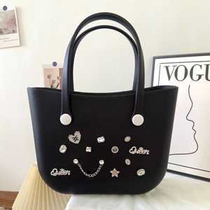 Fashionable Colorful EVA Tote <b>Bags</b> Large Capacity Travel Beach <b>Bag</b> Girls Waterproof Handbag - Product Image 6