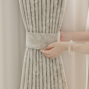 Aislamiento térmico opaco color sólido 100% poliéster <span class=keywords><strong>cortinas</strong></span> de sala de estar moderno sólido puede ser <span class=keywords><strong>cortinas</strong></span> de hotel <span class=keywords><strong>transparentes</strong></span> - Product Image 5