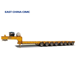 3-4 trục 80 Tấn Công suất lowbed bán Trailer Heavy Duty lowboy Trailer với mùa xuân đoạn đường nối - Product Image 3