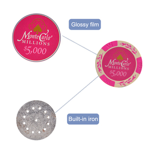 Los fabricantes venden fichas de póker <span class=keywords><strong>HCD</strong></span> clásicas de bajo precio, fichas de póker para reuniones familiares, fichas de casino. - Product Image 2