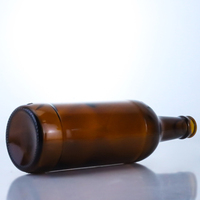Bouteille de bière en verre ambré vide, prix d'usine en gros, pour brasseries commerciales, exportation mondiale