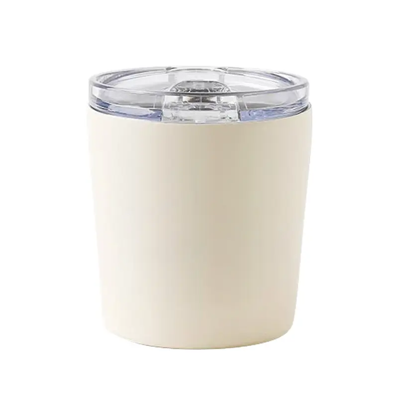 10oz mới được thiết kế thép không gỉ chân không cà phê Thermo Mug cách nhiệt cup tái sử dụng uống nhỏ ngắn Tumbler vasos termicos