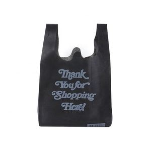 Bolsas de Tela No Tejida Reutilizables con Corte Personalizado D W U para Compras y Empaque - Product Image 5